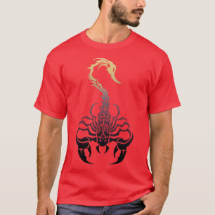 Camiseta Scorpio animal tribal escorpião-zodião, sinal celt