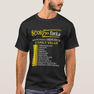 Camiseta Scorpio Aponta O Nascer Do Zodíaco Em 23 De Novemb