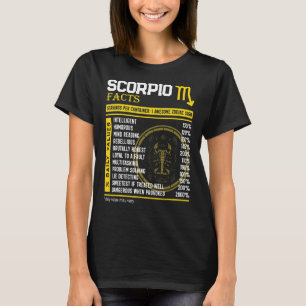 Camiseta Scorpio Fata Incrível Sinal Zodiac Scorpio Birthda