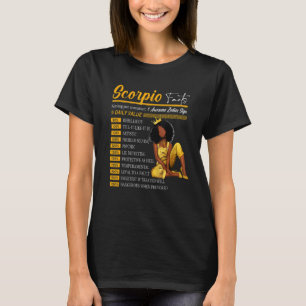 Camiseta Scorpio Fata Incrível Sinal Zodíaco Horoscópio Bir