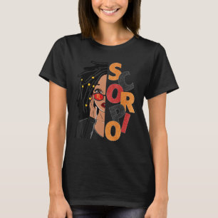 Camiseta Scorpio Girl Loc d Girl Zodiac Sina Birthday Blac