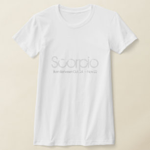 Camiseta Scorpio Horoscope Design