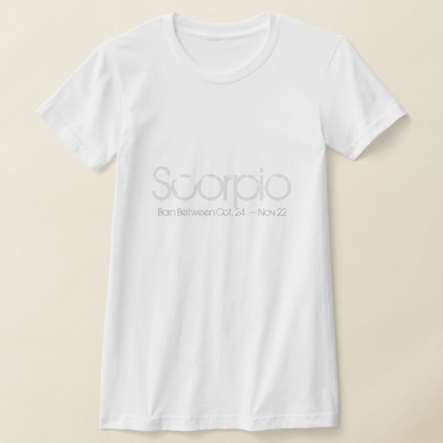 Camiseta Scorpio Horoscope Design (Postura )