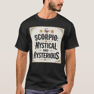 Camiseta Scorpio Mystical e Misterioso