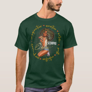 Camiseta Scorpio Queen Sweet Como Doce De Aniversário Para