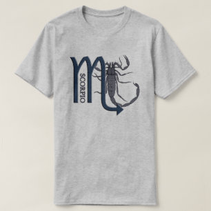 Camiseta Scorpio Scorpion - Símbolo Zodíaco Mens