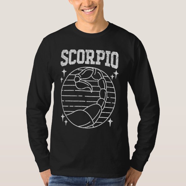 Camiseta Scorpio - Sinal Zodiac Gráfico 1 (Frente)