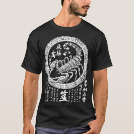Camiseta Scorpio Zodiac Art Japonês | Arachn de Estilo Orie