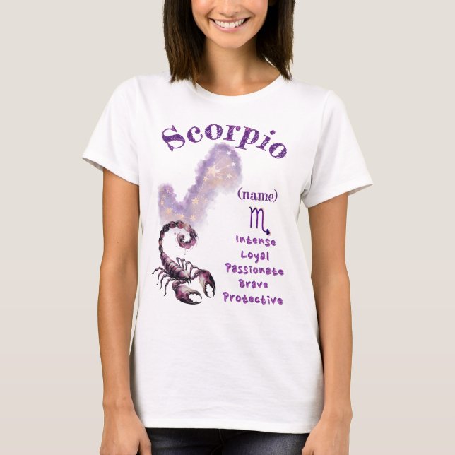 Camiseta Scorpio Zodiac Sign T-Shirt *1 (Frente)