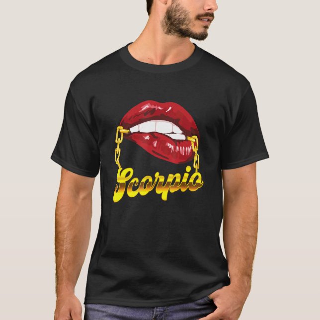 Camiseta Scorpio Zodiac Símbolo Astrologico Símbolo Astrolo (Frente)