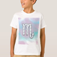 Scorpio Zodiac Símbolo em Mãe do Decor Pérola