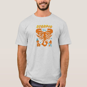 Camiseta Scorpio Zodiac Sinal" Fierce e Misterioso Tee