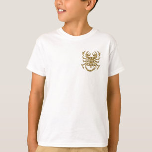 Camiseta Scorpio Zodiac - Tribal Dourado