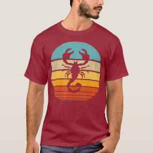 Camiseta Scorpion Retro Vintage 60s 70s Scorpio Zodiac