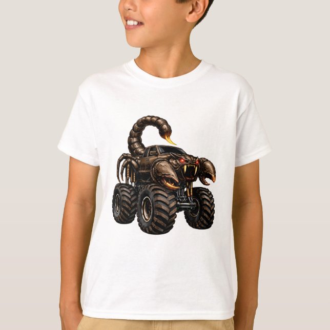Camiseta Scorpion Style Off-Road Monster Truck (Frente)