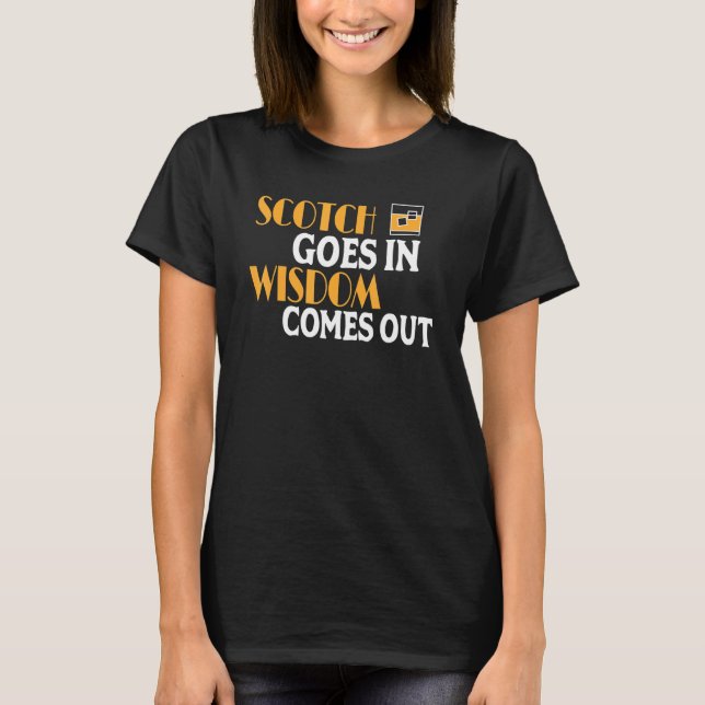 Camiseta Scotch Scottish Whiskey Scotch Drinker (Frente)