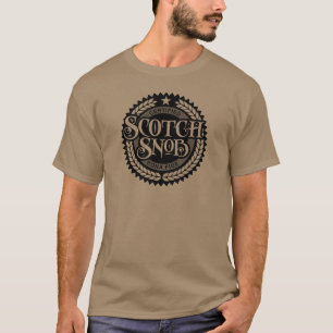 Camiseta Scotch Snob - bebedor de uísque engraçado
