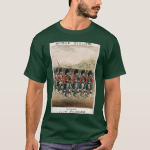 Camiseta Scotland Bonnie - tocadores de gaita-de-foles na