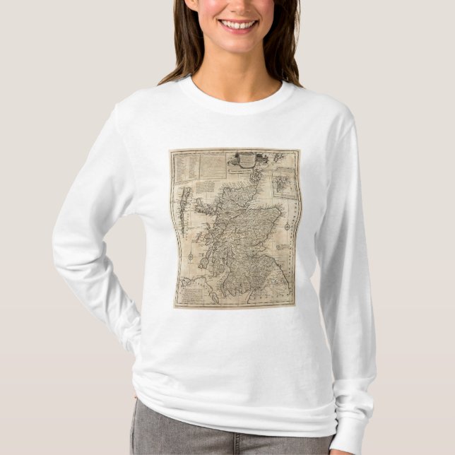 Camiseta Scotland e norte Grâ Bretanha (Frente)