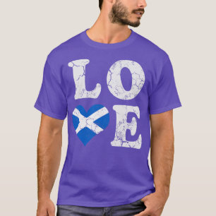 Camiseta Scotland Flag Love Scottish Scot Family Heritage