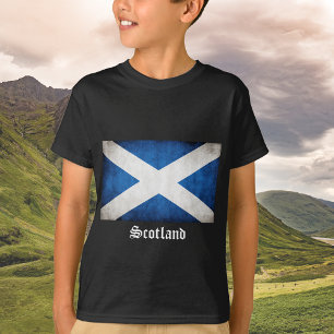 Camiseta Scotland Grunge Flag