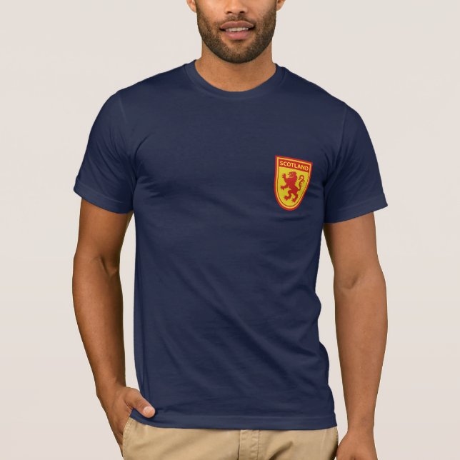 Camiseta Scotland Lion Rampant Shield Tshirt (Frente)