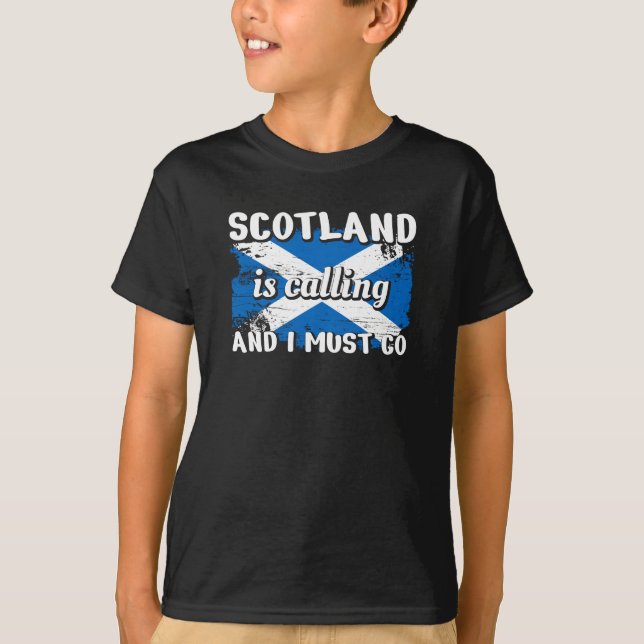 Camiseta Scotland Schlotland Flag (Frente)