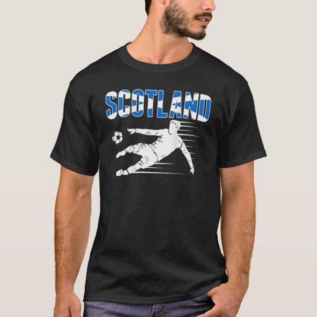 Camiseta Scotland Soccer Lovers Jersey Support Scottish Foo (Frente)