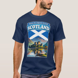 Camiseta Scotland United Kingdom Castle