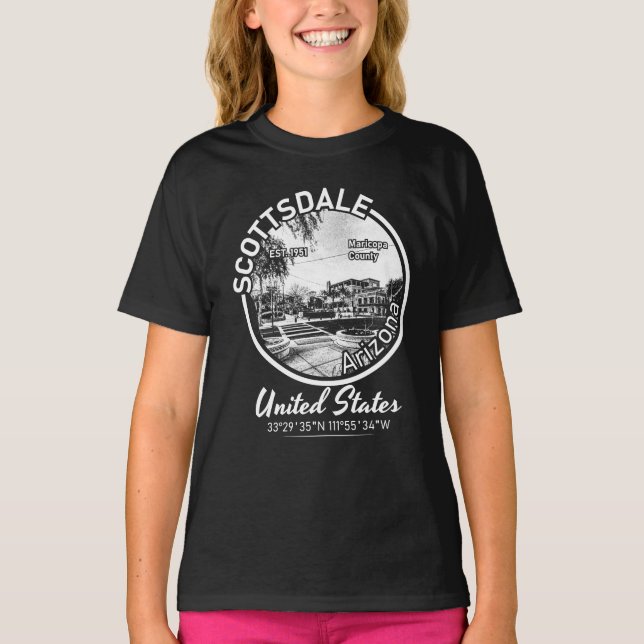CAMISETA SCOTSDALE - VINTAGEM ARIZONA (Frente)