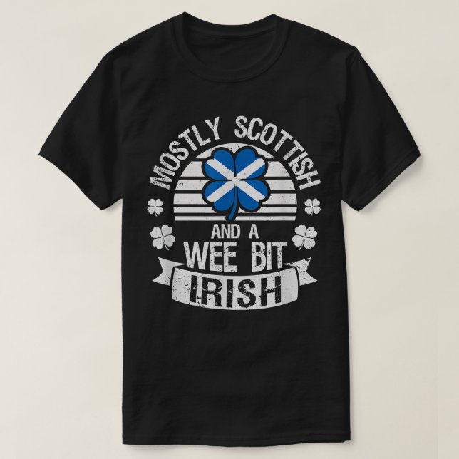 Camiseta Scotsman Ireland Rua Paddy's Day Scottish and A We (Frente do Design)