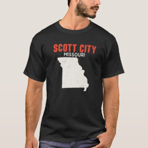 Camiseta Scott City Missouri EUA State America Viagem Misso