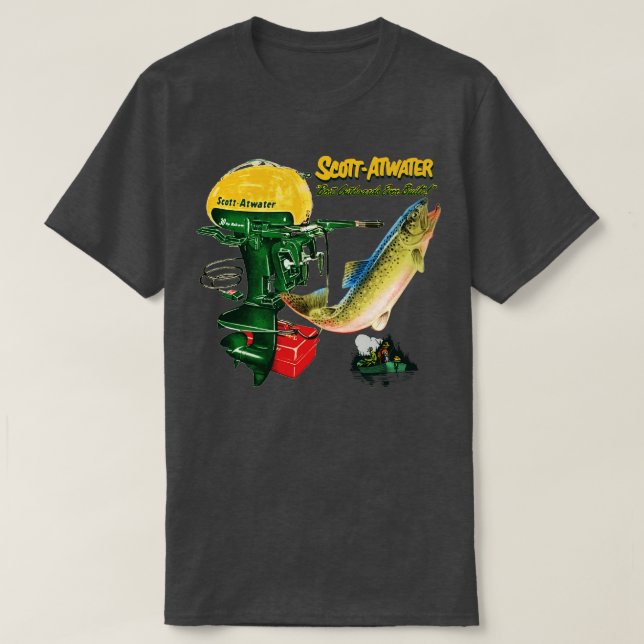 Camiseta ScottAtwater Outboard (Frente do Design)
