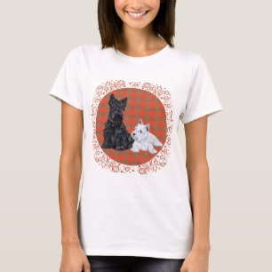 Camiseta Scottie Adulto & Filhote Westie