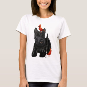 Camiseta Scottie Dog and Red Birds
