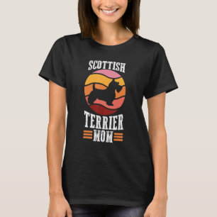 Camiseta Scottie Dog Owner Pet Retro Scottish Terrier M