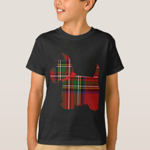 Camiseta Scottie Dog Scottish Terrier Royal Stewart Tartan
