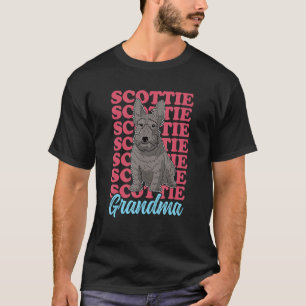 Camiseta Scottie Grandma Dog Owner Scottish Terrier