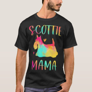 Camiseta Scottie Mama Colorful Tees Mother Day Love Scottie