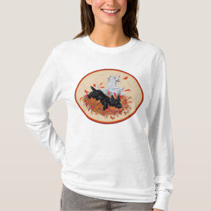 Camiseta Scottie & Westie Folhas Caídas