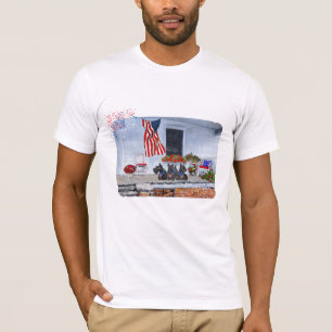 Camiseta Scotties Patrióticos Aguardam o Grande Desfile