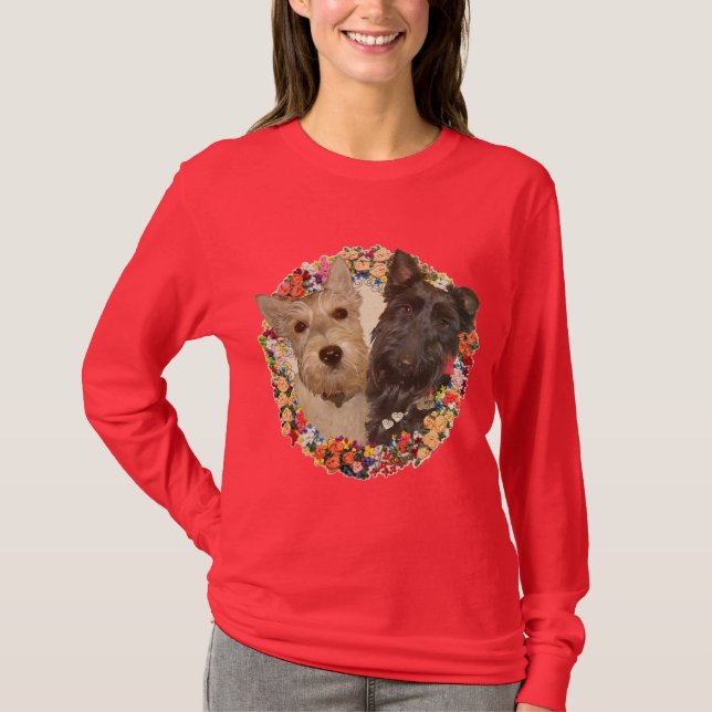 Camiseta Scotties Trigo e Preto (Frente)