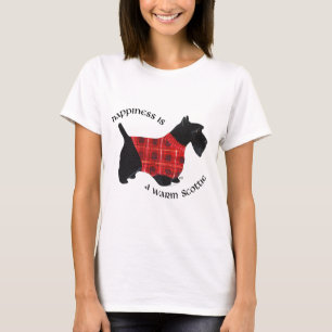 Camiseta Scottish camisola vermelha & preta de Terrier da