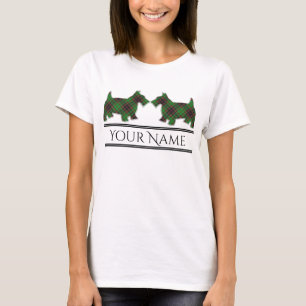 Camiseta Scottish Clan Buchan Tartan Scottie Dogs