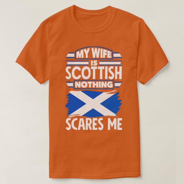 Camiseta Scottish Flag Quote10 (Frente do Design)