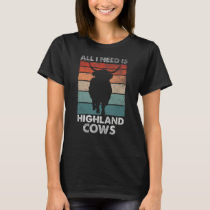 Camiseta Scottish Highland Cow Scotland Highlander Cattle