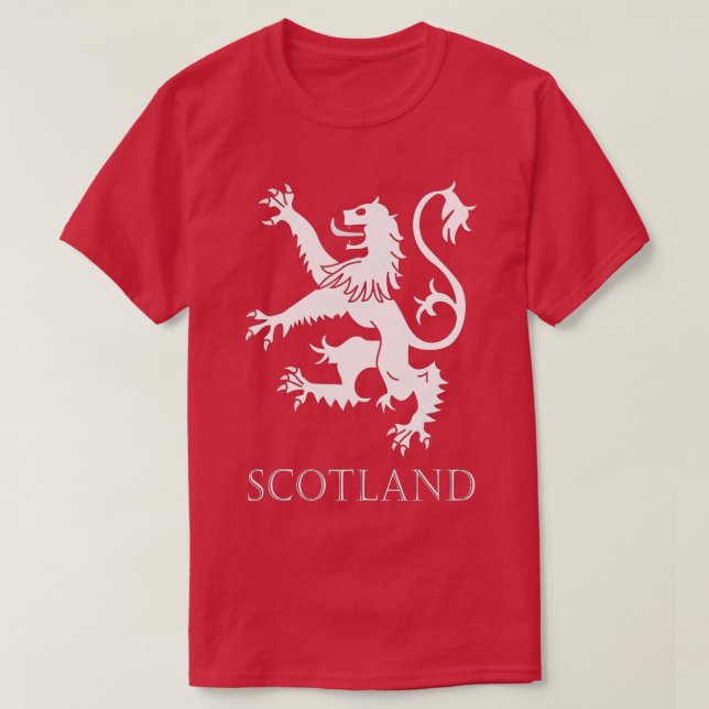 Camiseta Scottish Lion Rampant  Scotland Coat Arms Gift Rug (Frente do Design)