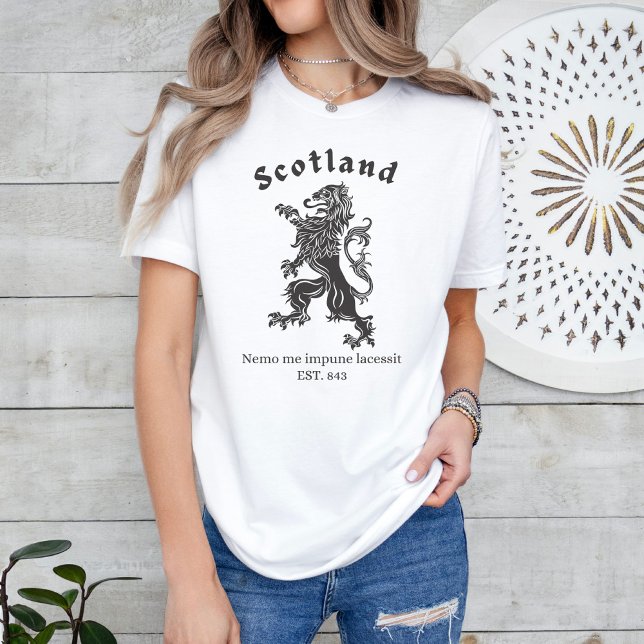 Camiseta Scottish Lion, Scottish T-shirt, Scotland Shirt (Criador carregado)