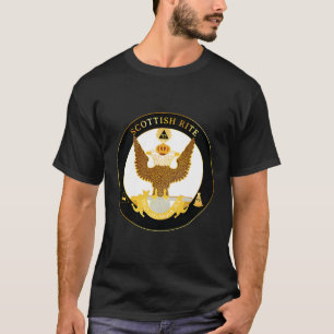 Camiseta Scottish Rite Mason 33Rd Wings Up 33 Masonic Valle