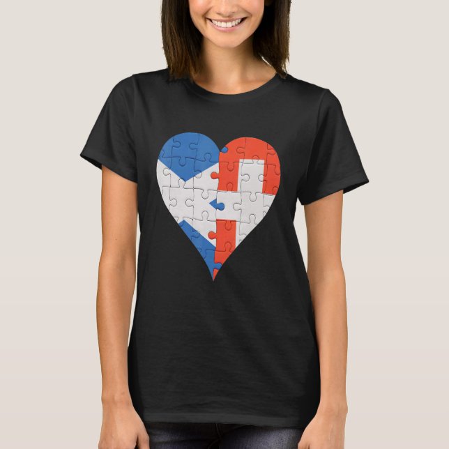Camiseta Scottish Swiss Flag Heart (Frente)